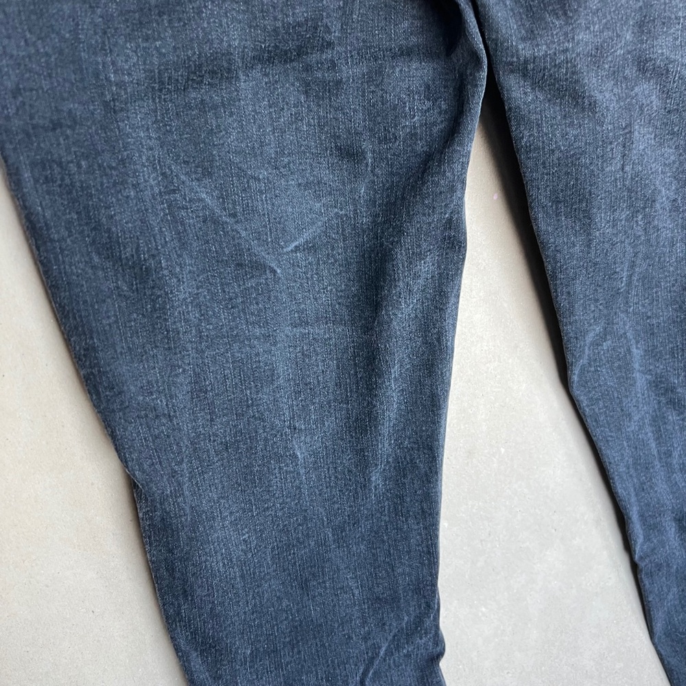 Ann Taylor The Skinny Black Stretch Denim Black Acid Wash Jeans Size 8 - Picture 6 of 12